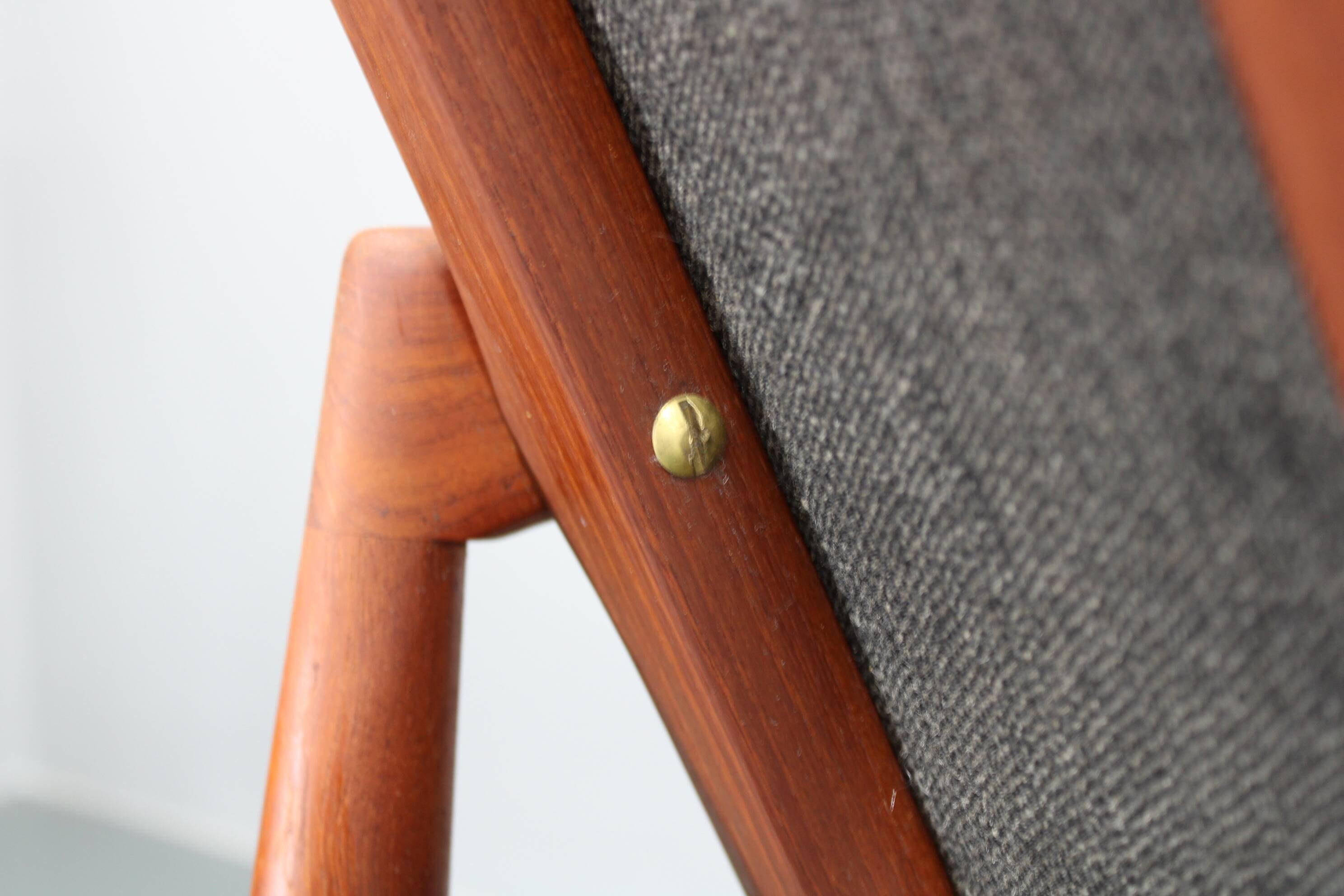 Canapé 2 places en teck Paper Knife de Kai Kristiansen des années 1960, Danemark