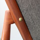 Canapé 2 places en teck Paper Knife de Kai Kristiansen des années 1960, Danemark