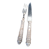Service à decouper Argent poinçon Minerve Louis XVI