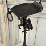 Wrought iron stool, France around 1880