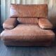 Leather armchair