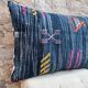 Handmade Moroccan Kilim cushion cover: Bohemian decorative cushion
