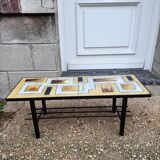 Vallauris coffee table in enamelled lava MJR