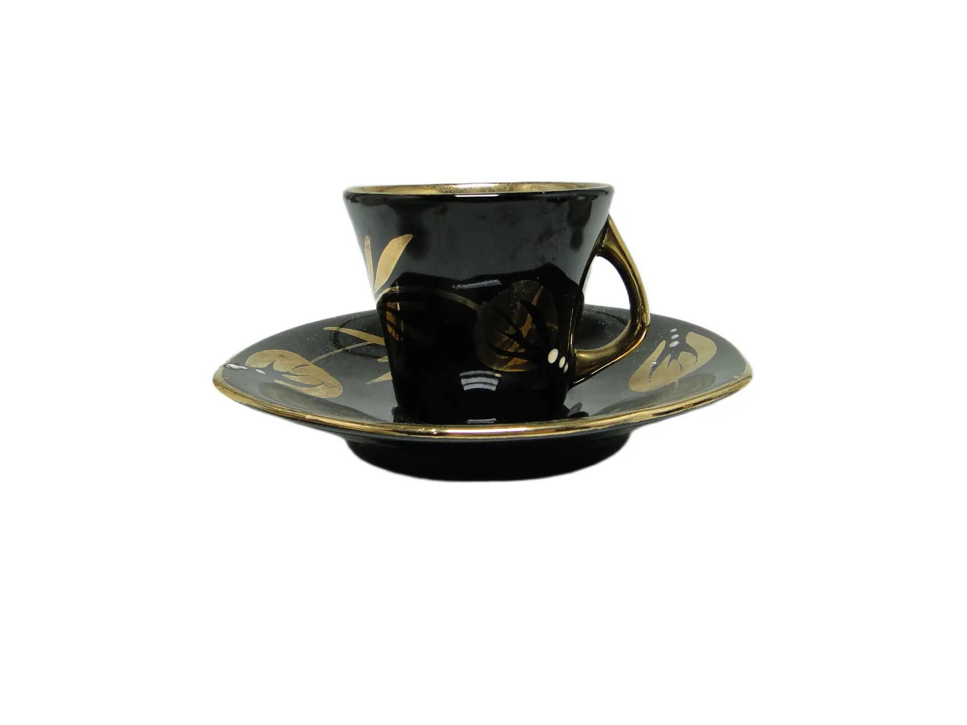 Cup and saucer set, Chic & Glam, porcelain, Chodzież, Poland, 1970s