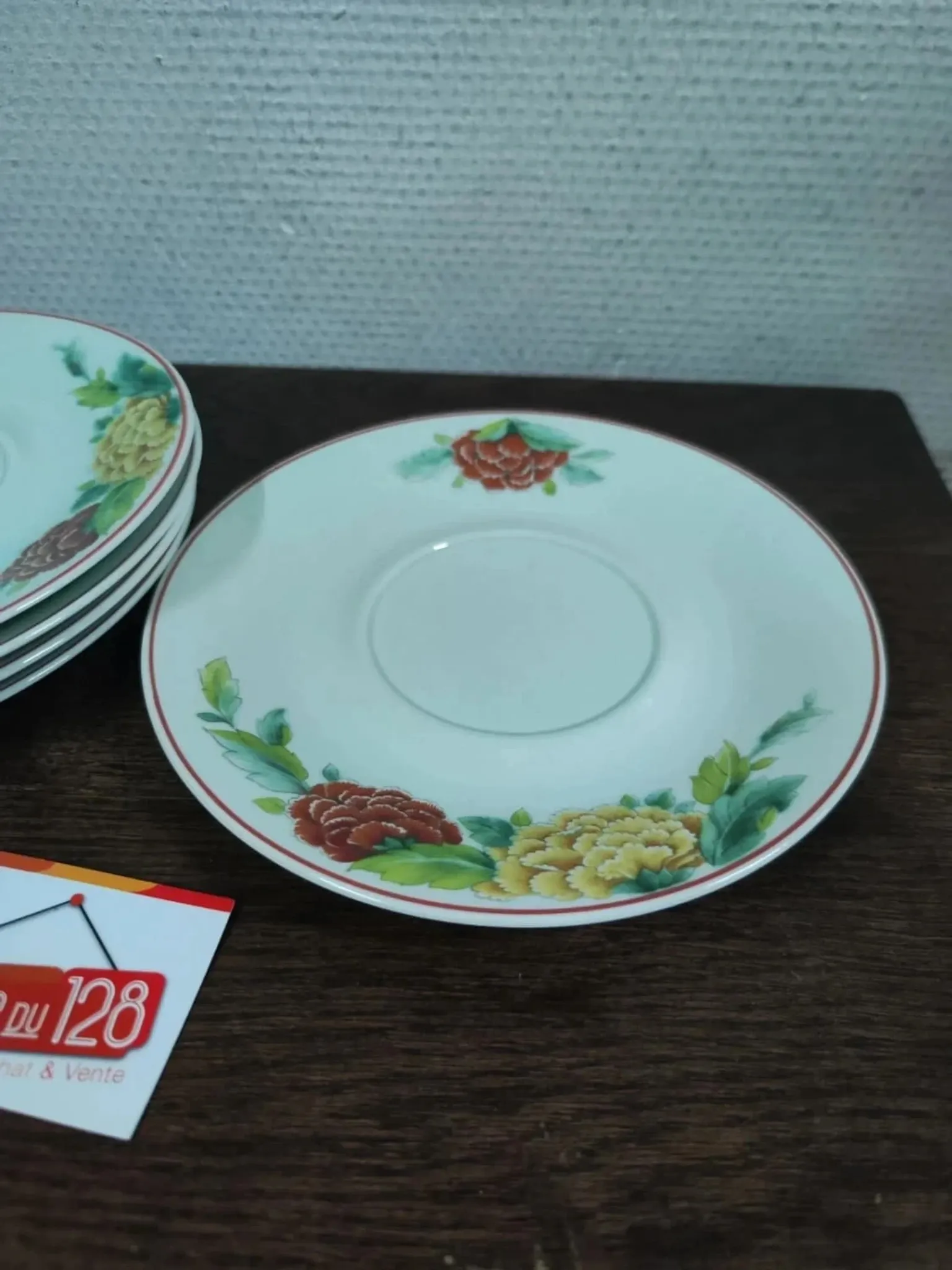 Set of 5 saucers Villeroy and Boch t'chou