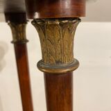 Selette en acajou de style empire a colonnes