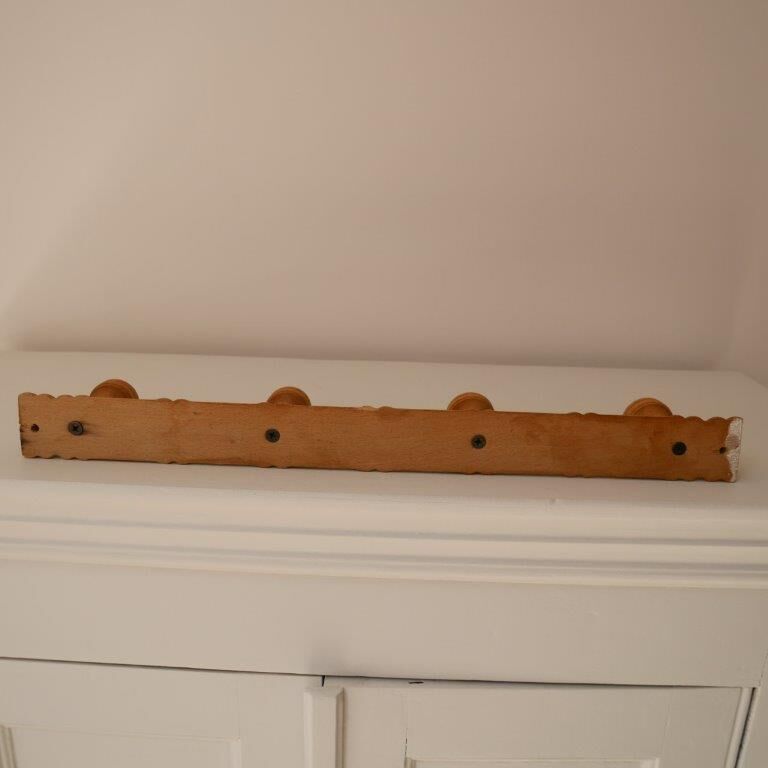 Wooden wall hook
