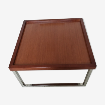 Square coffee table wood