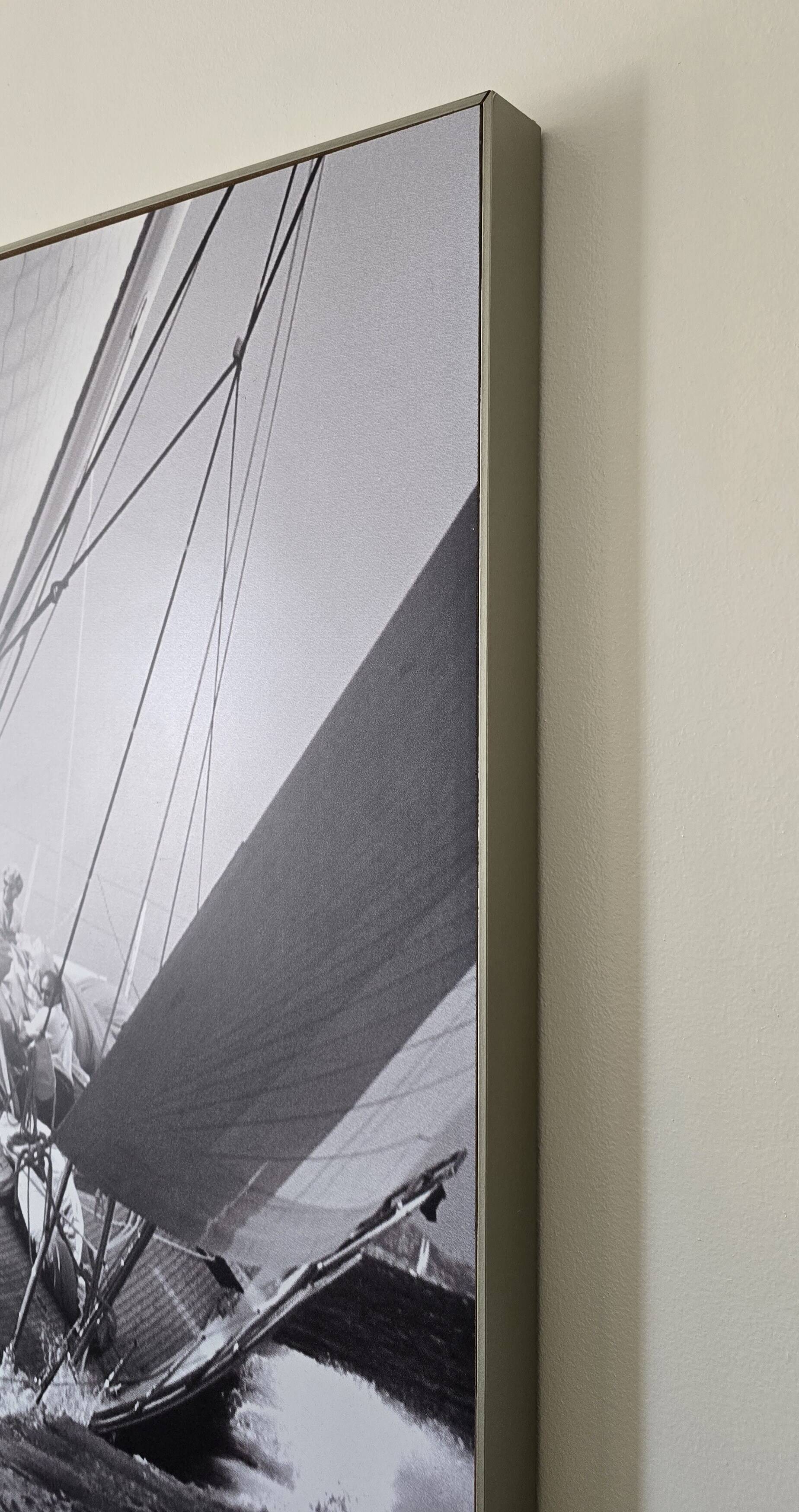 Screen print of a sailboat - large size 230 cm