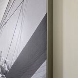 Screen print of a sailboat - large size 230 cm