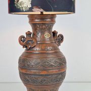 Vintage Fat Lava Ceramic Floor Lamp from Jasba, West-Germany, 1970s