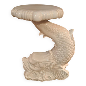 Earthenware plant holder fish