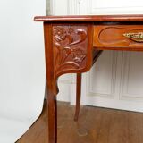 Art Nouveau / Jugendstil Desk, Carved Mahogany, Germany, Circa 1910