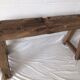 Workbench out of his barn wood
