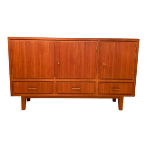 buffet en teck années - 1960