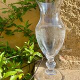 Vase amphore gravé
