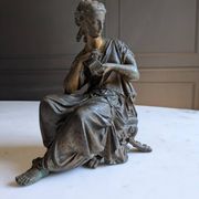 Antique Napoleon III regule statuette
