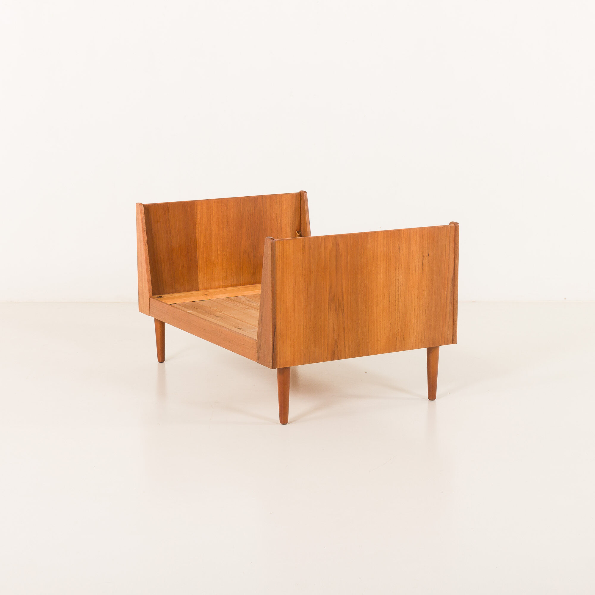 Vintage Hevali teak extension children's room bed, Denmark 1960s