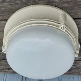 industrial ceiling lamp in opaline