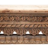 Solid oak coffee table