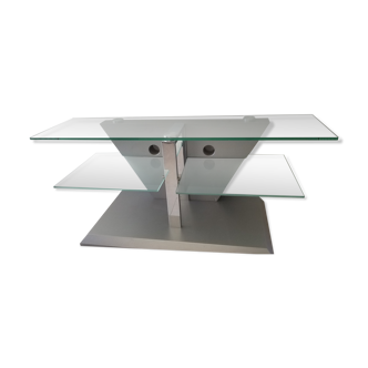 Glass tv stand