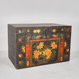 Original Illustrated Chinese Opera Trunk (China, circa 1900) #11