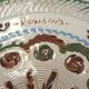 Traditional Romanian hollow plate in Horezu ceramic, UNESCO, 1970