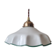 Suspension en opaline blanche