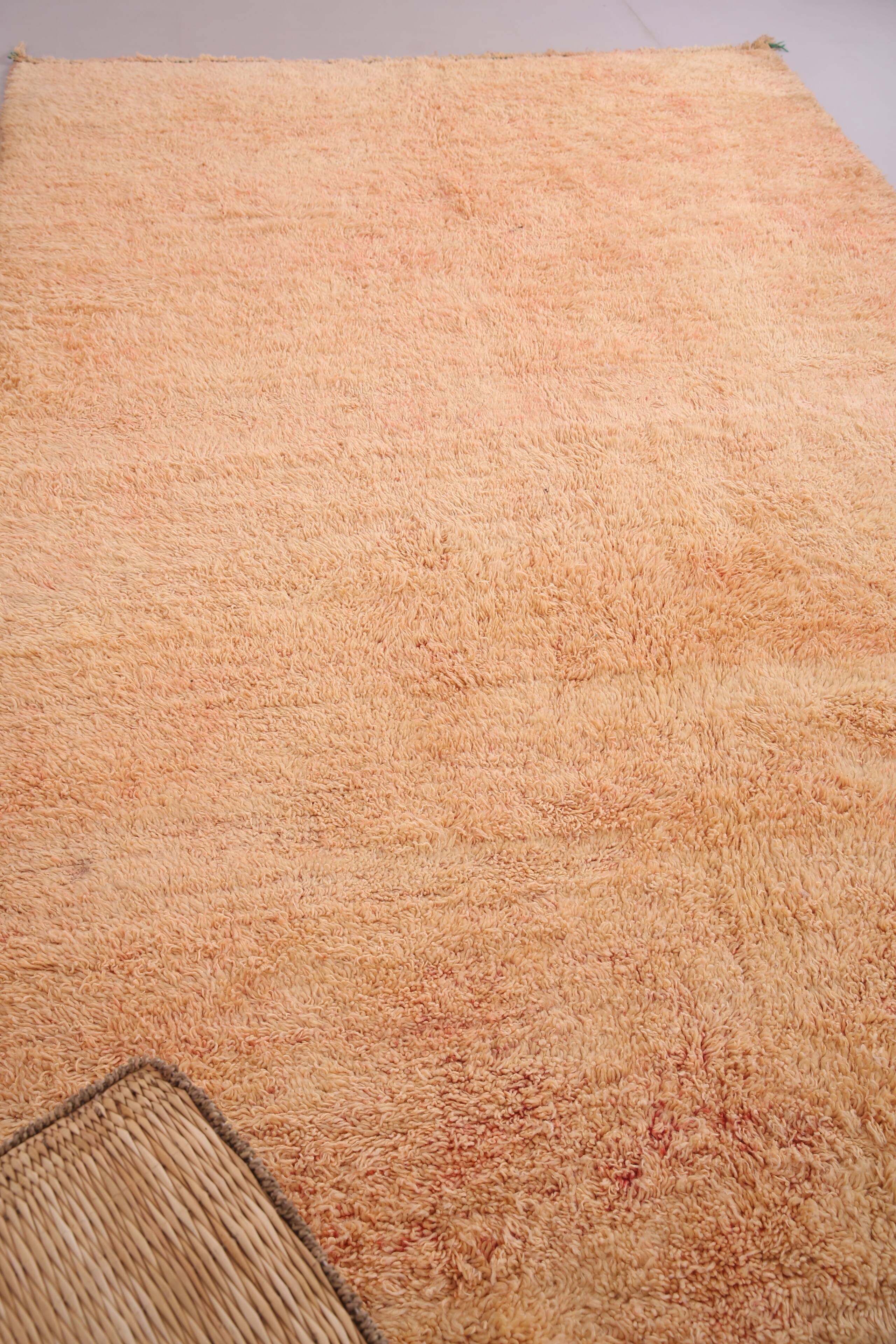 Vintage Moroccan Rug 215 x 336 cm - Handmade Moroccan Rug - Old Berber Rug