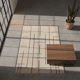 Tapis géométrique marocain blanc fait main – 2x3m laine premium