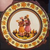 Henriot Quimper plate