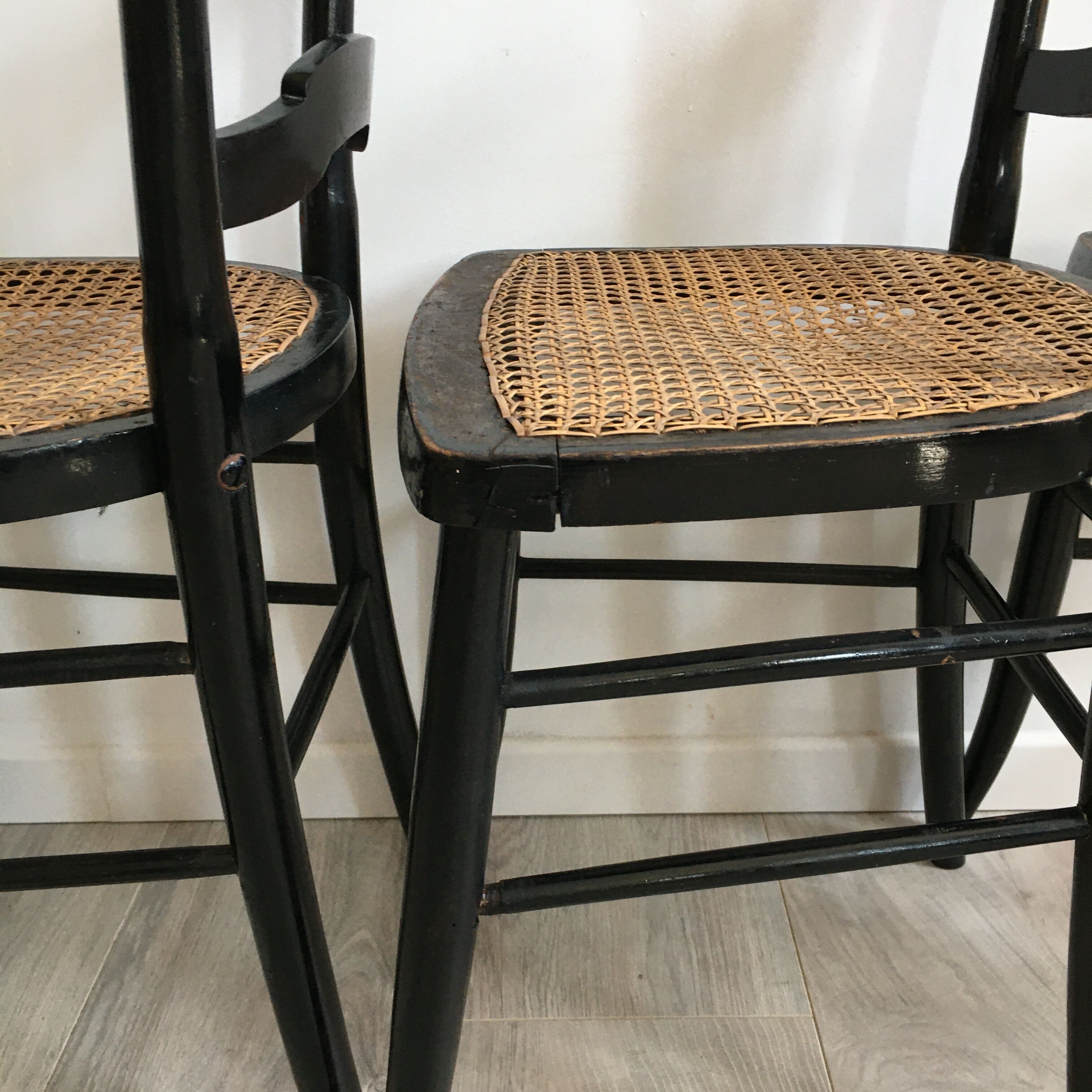 Suite of 3 chairs - late 19th - stamp F.Carton