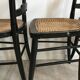 Suite of 3 chairs - late 19th - stamp F.Carton