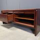 Rosewood Credenza With Vertical Tambour Doors by Dyrlund, 1960s