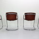 Set of 4 chairs for Cidue, 1970s, Italy