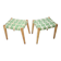 Pair of Midcentury Stools or Tabourets, 1950s