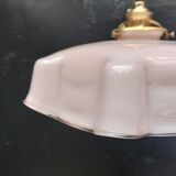 Pink opaline pendant light