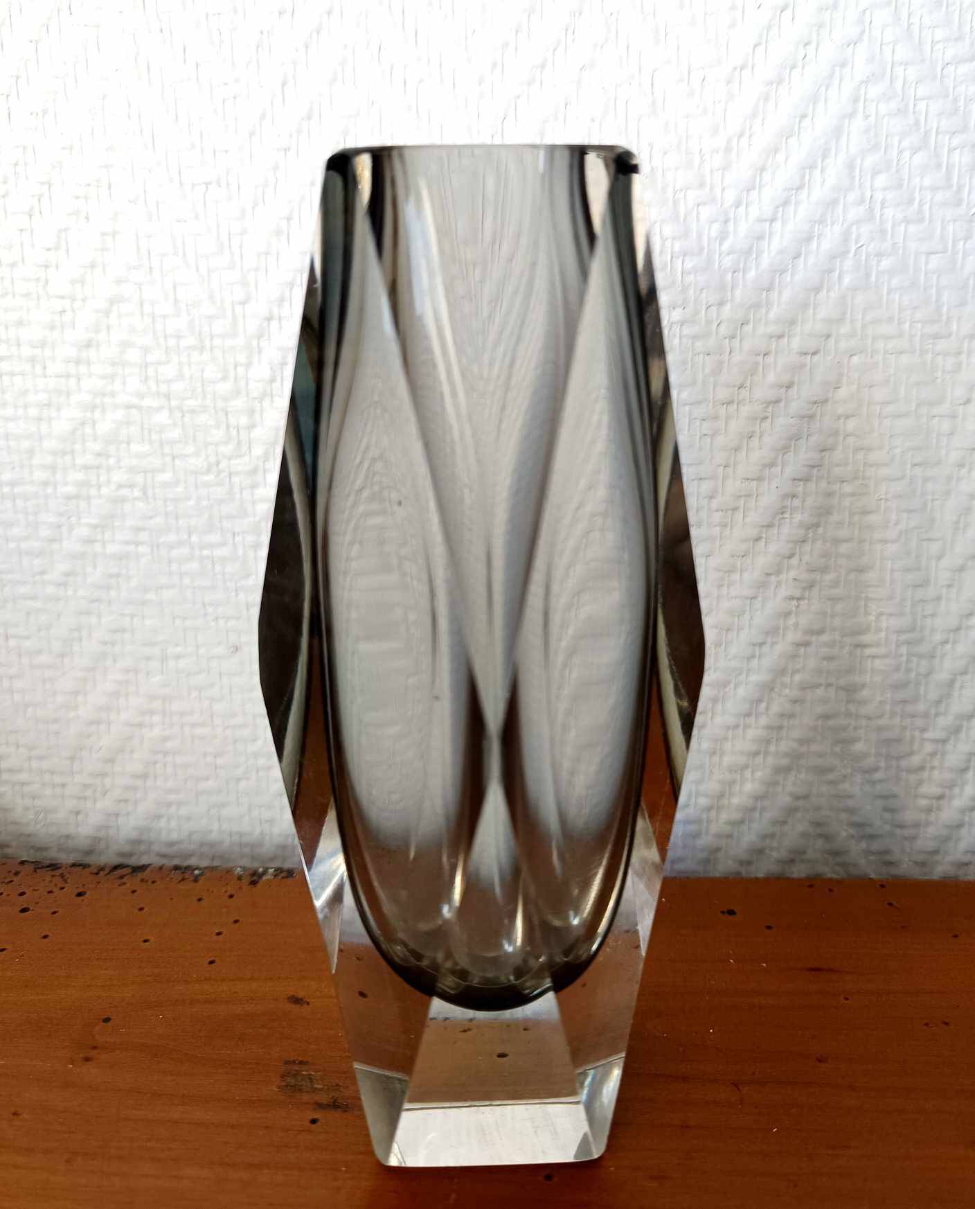 Soliflore vase sommerso Murano 1960