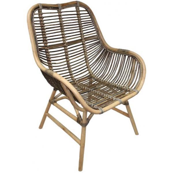 Rattan armchair