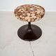 TABOURET FLEURI DES ANNÉES 1960