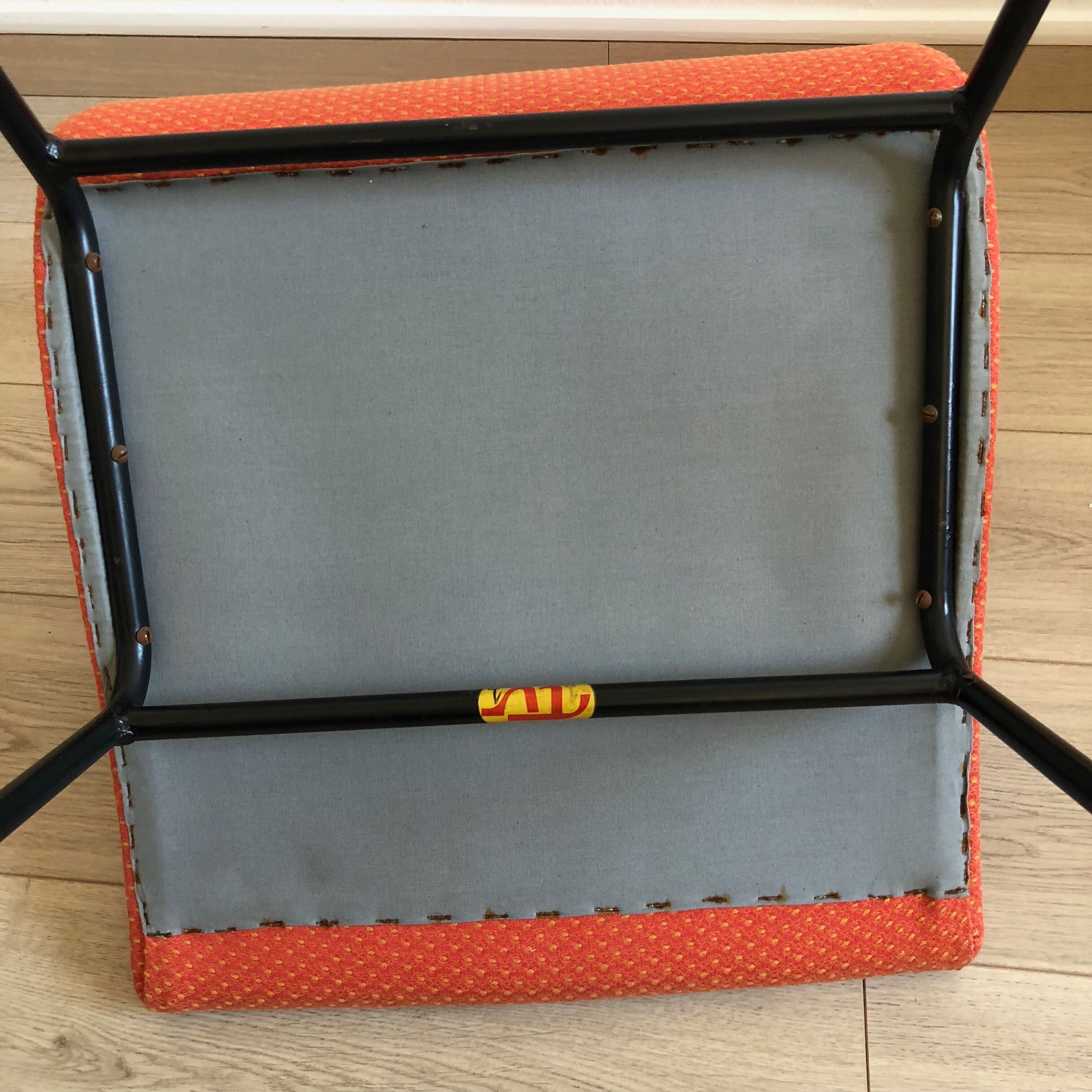 Suite 3 vintage chairs 1950 CM 145 Pierre Paulin