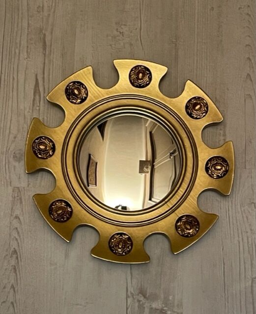 Mirror sun gilded wood 1960
