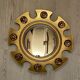 Mirror sun gilded wood 1960
