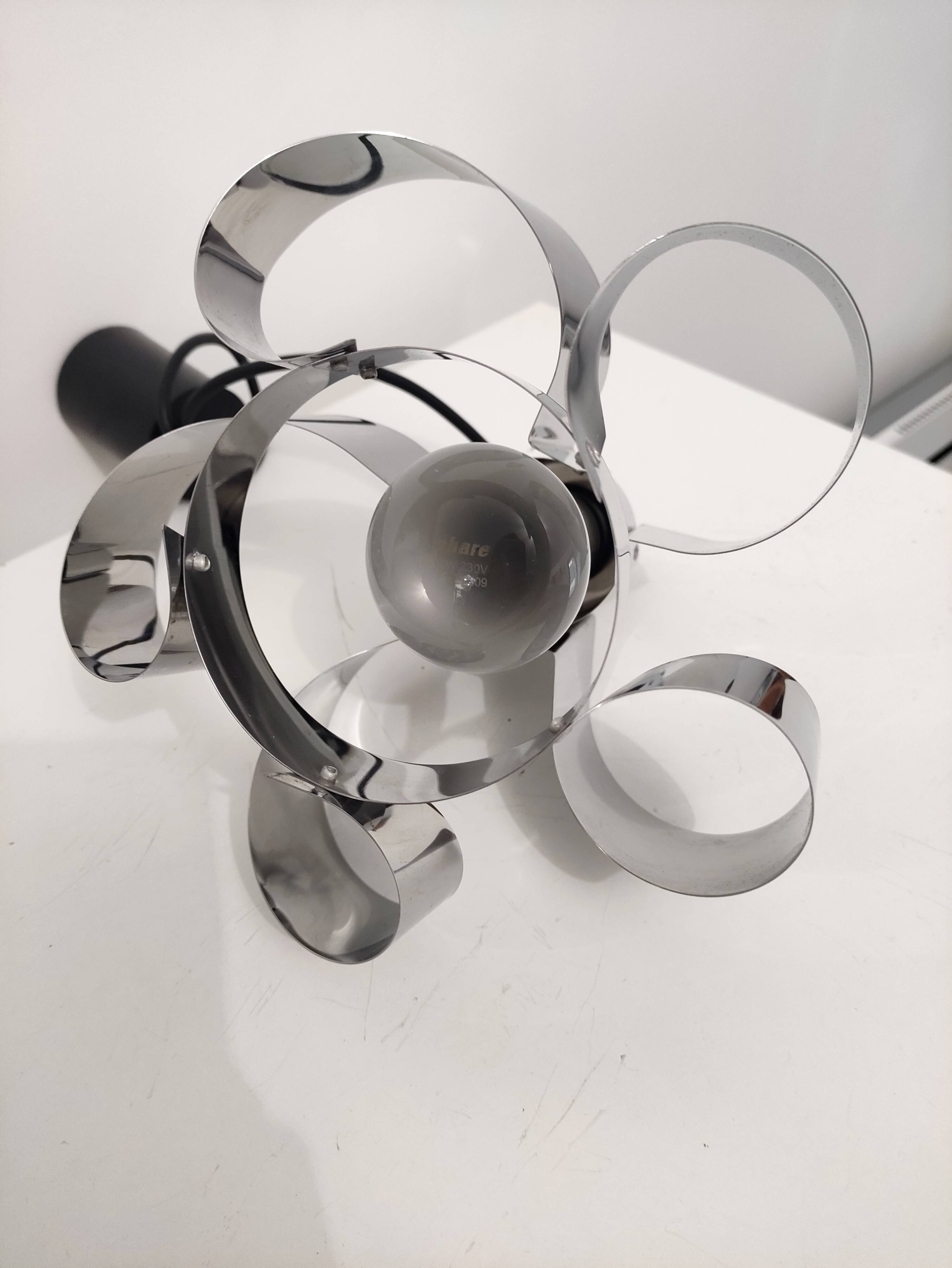Space Age swirl pendant light
