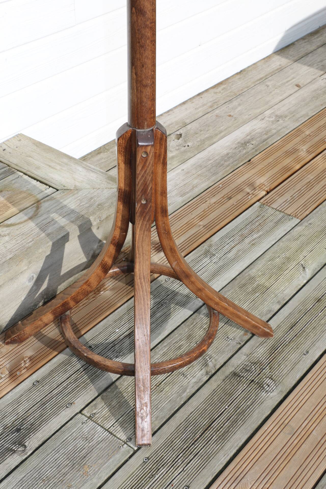 Baumann parrot coat rack, simple, dark beech