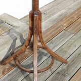 Baumann parrot coat rack, simple, dark beech