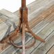 Baumann parrot coat rack, simple, dark beech