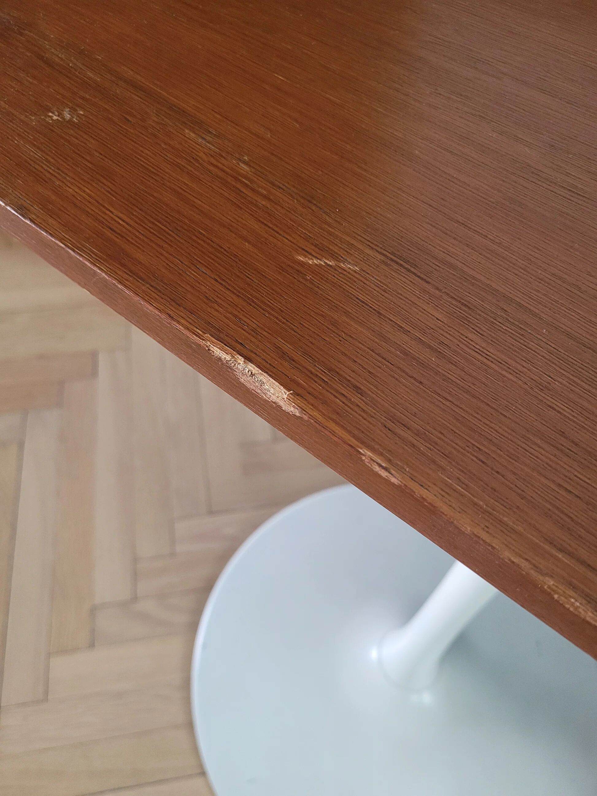 Vintage tulip leg folding table - Ref 858
