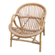 Old shell armchair for children rattan & bamboo