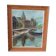 Old painting, landscape of Paris